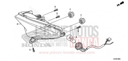 FEU ARRIERE CBR300RAG de 2016